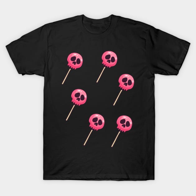 Skull Lollipops T-Shirt by DreamPassion